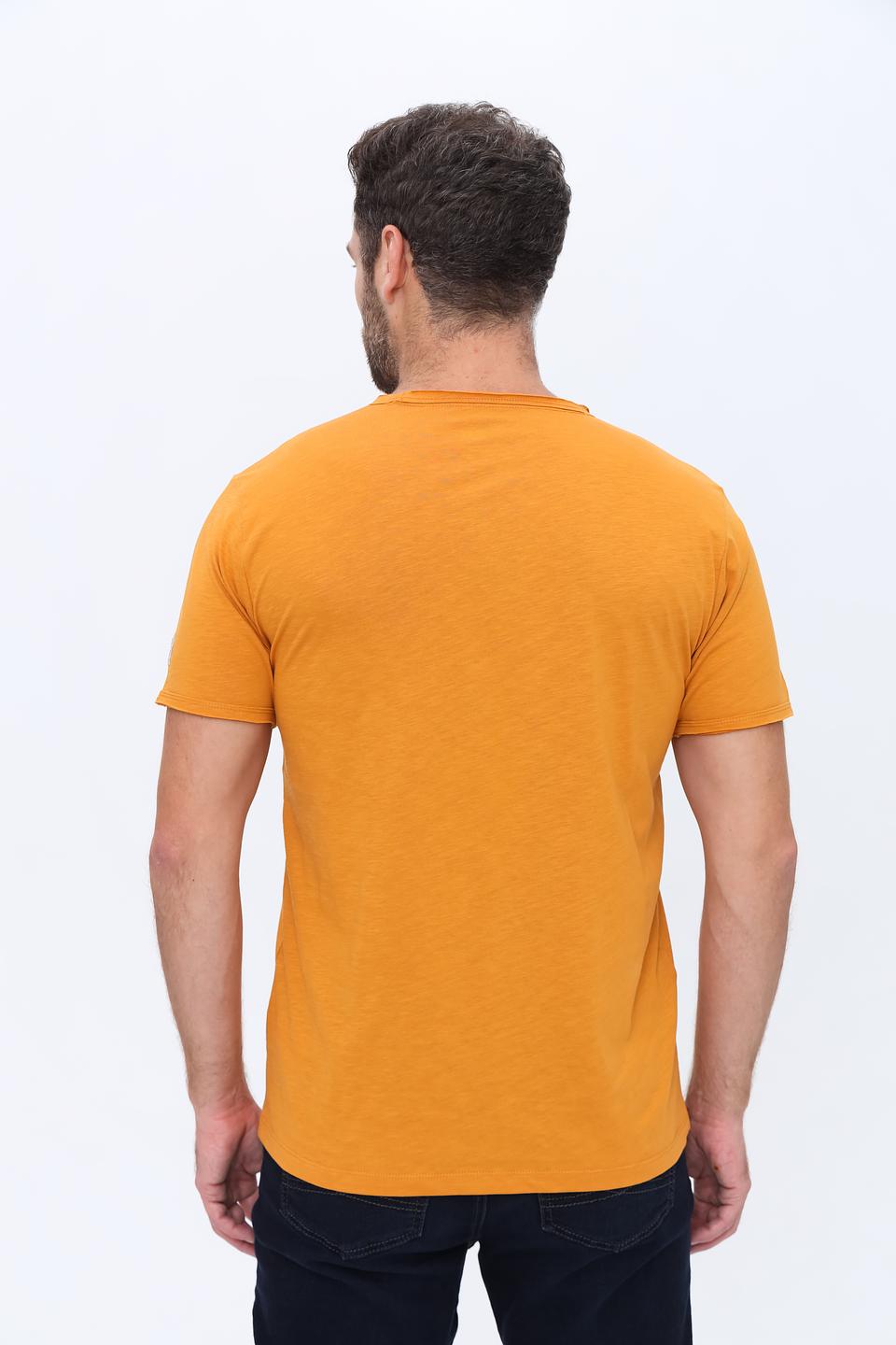 Футболка Time Zone горчичная