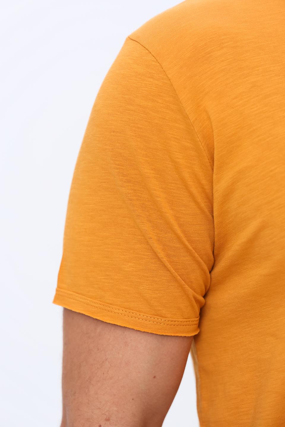 Футболка Time Zone горчичная
