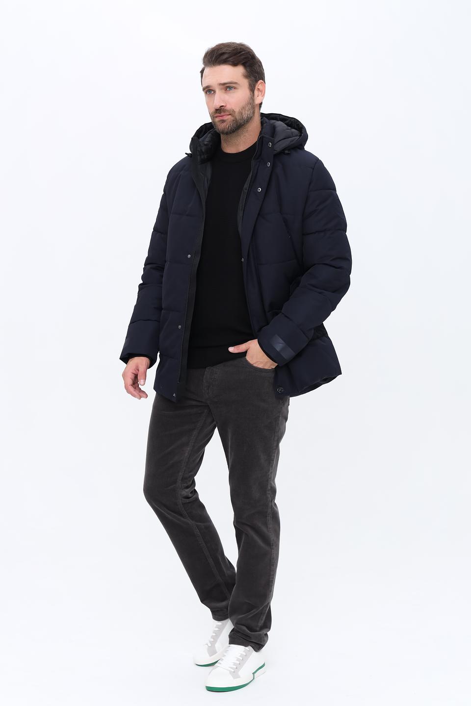 Куртка New Canadian стеганая тёмно-синяя