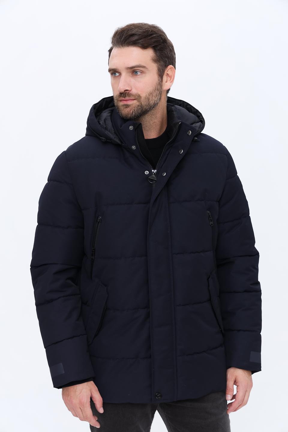 Куртка New Canadian стеганая тёмно-синяя