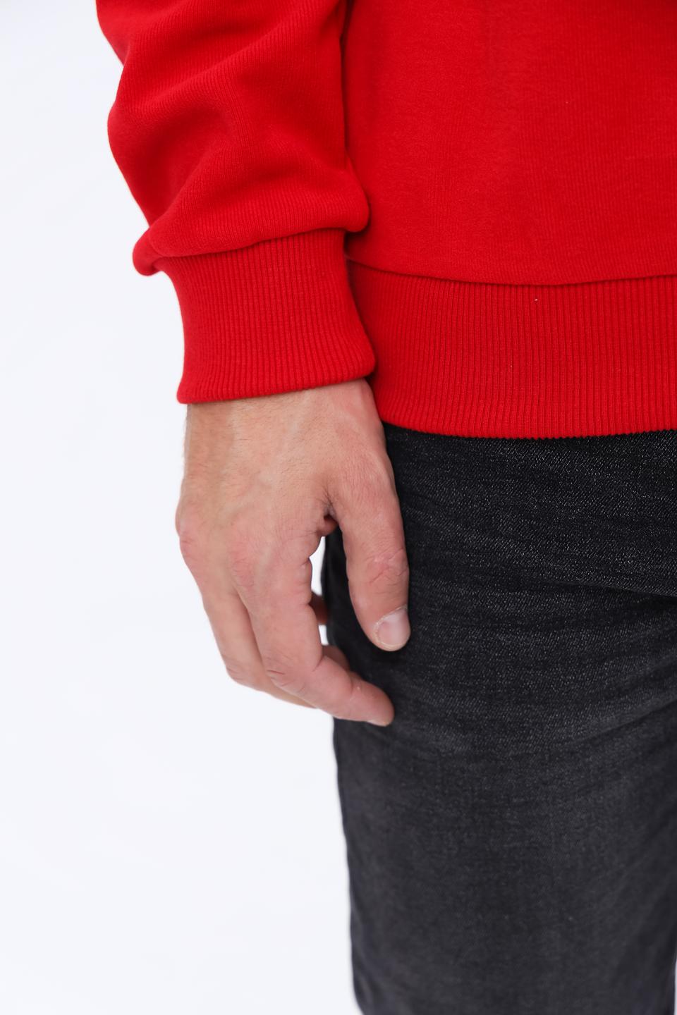 Джемпер Claudio Campione красный с молнией