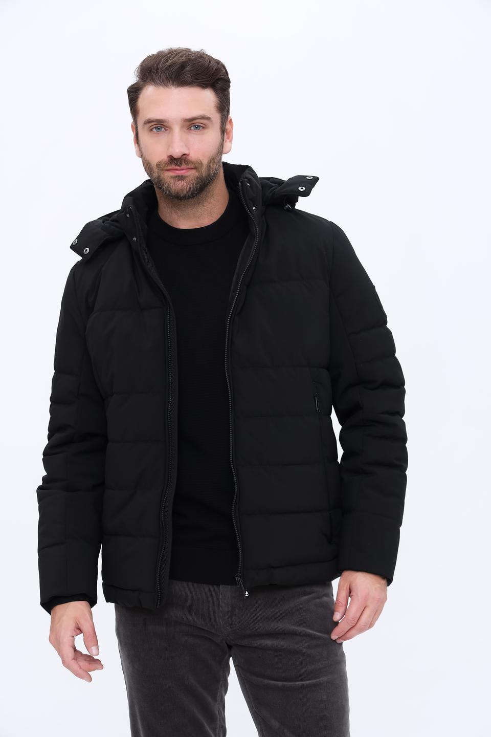 Куртка New Canadian чёрная стеганая