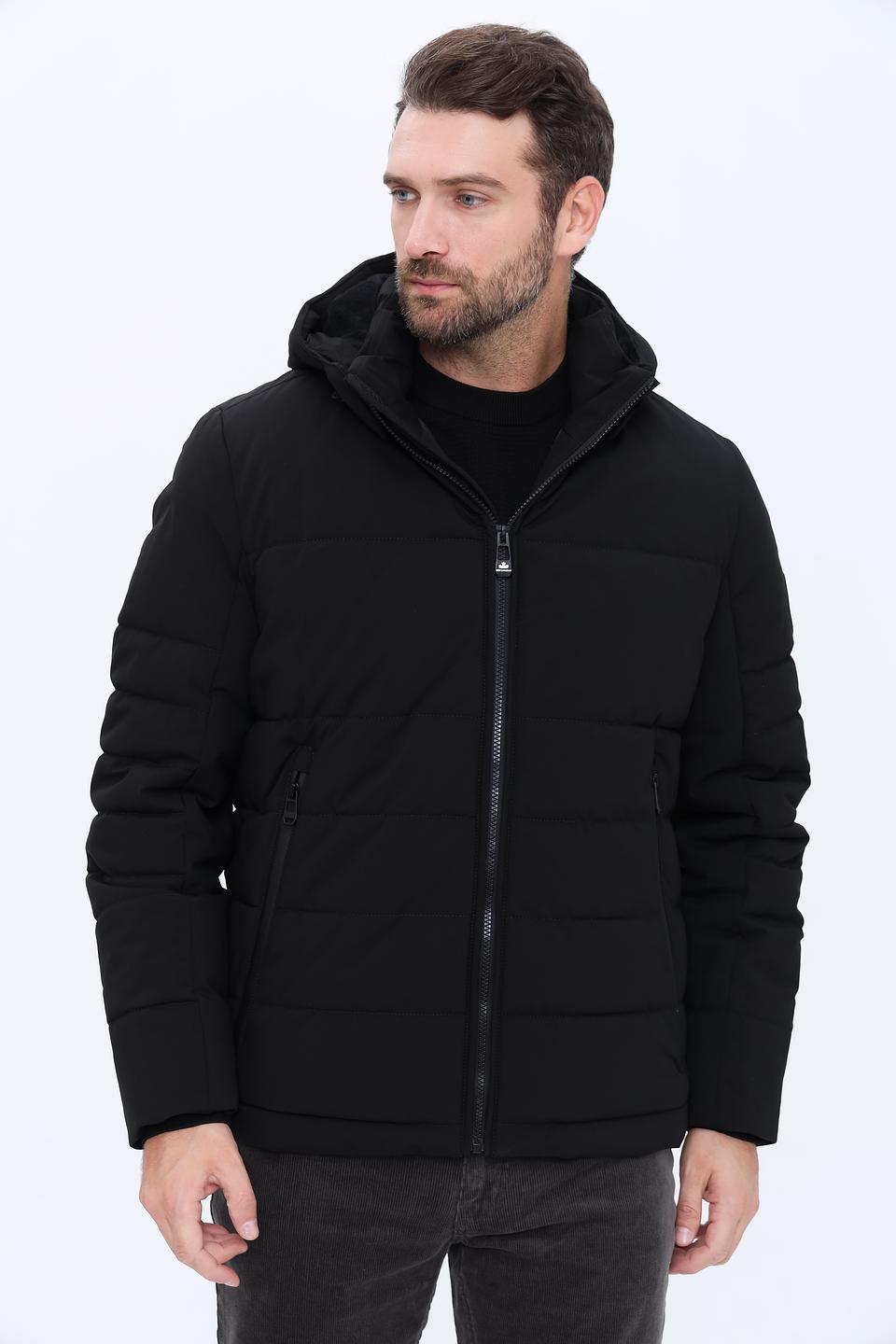 Куртка New Canadian чёрная стеганая