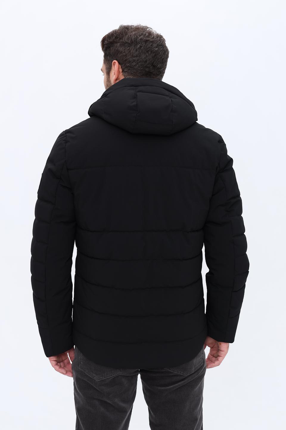 Куртка New Canadian чёрная стеганая