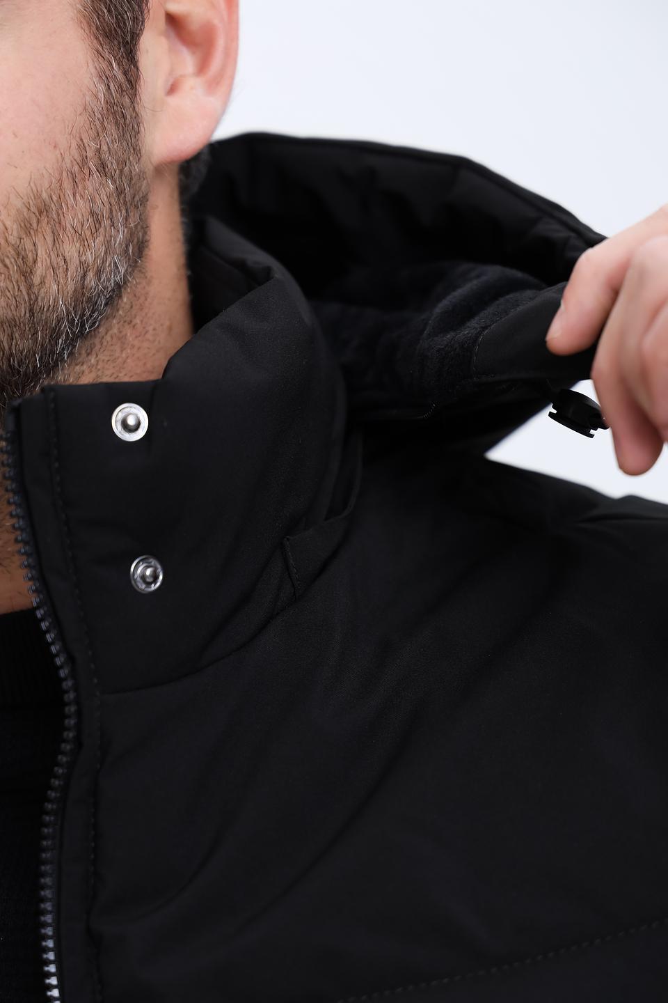 Куртка New Canadian чёрная стеганая