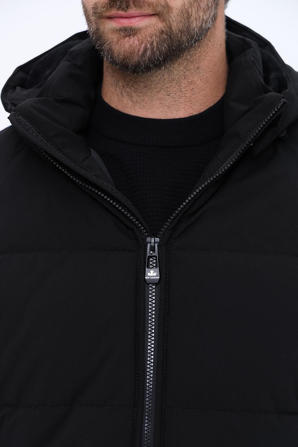 Куртка New Canadian чёрная стеганая