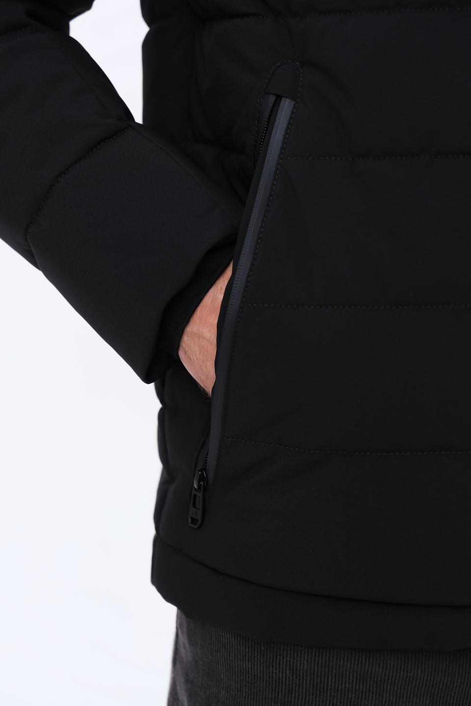 Куртка New Canadian чёрная стеганая