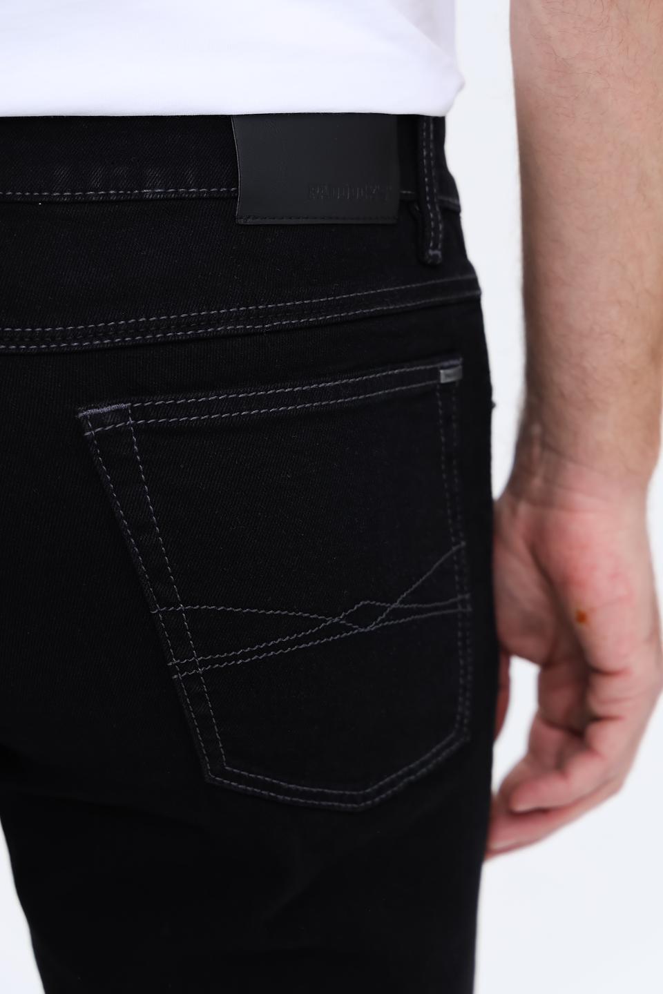 Джинсы Paddoks чёрные с контрастной строчкой