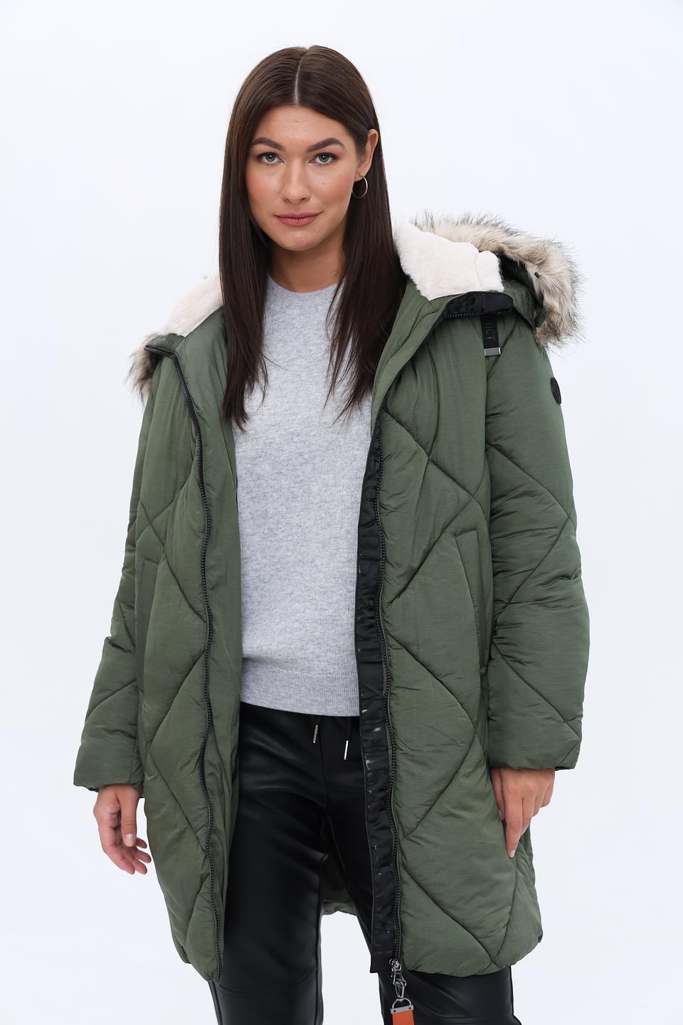 Куртка District стеганая хаки