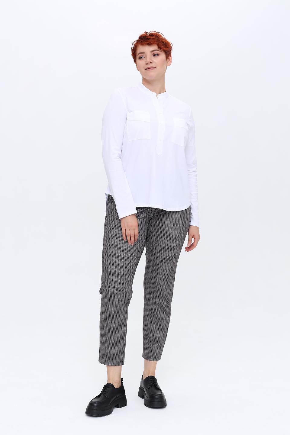 Блуза You Just White с карманами