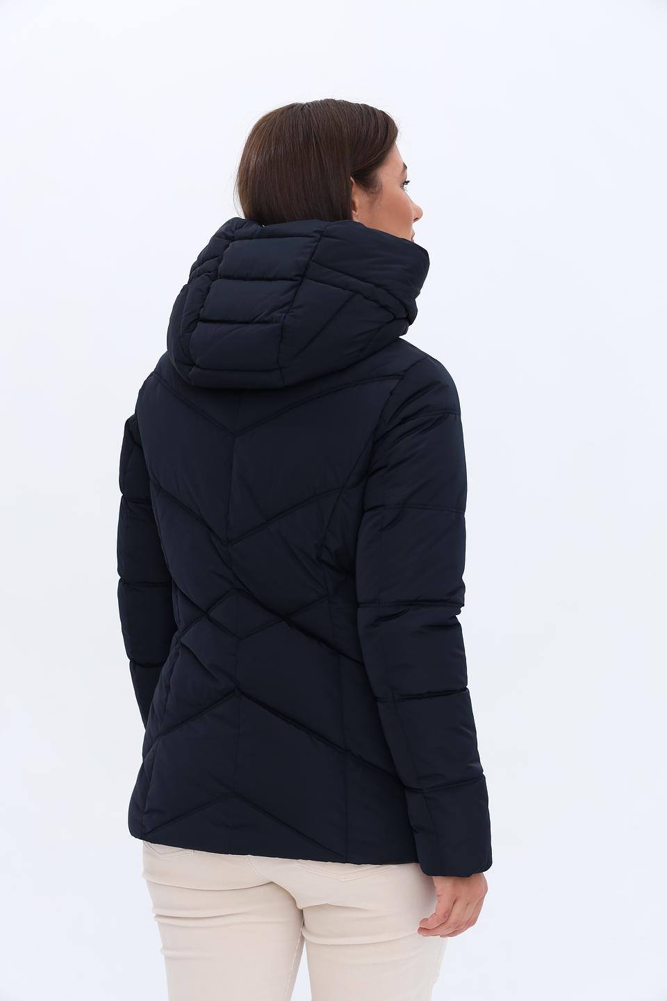 Куртка District стеганая тёмно-синяя