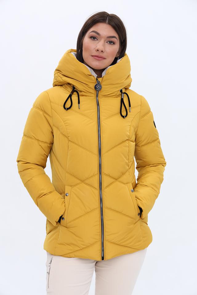 Куртка District стеганая горчичная