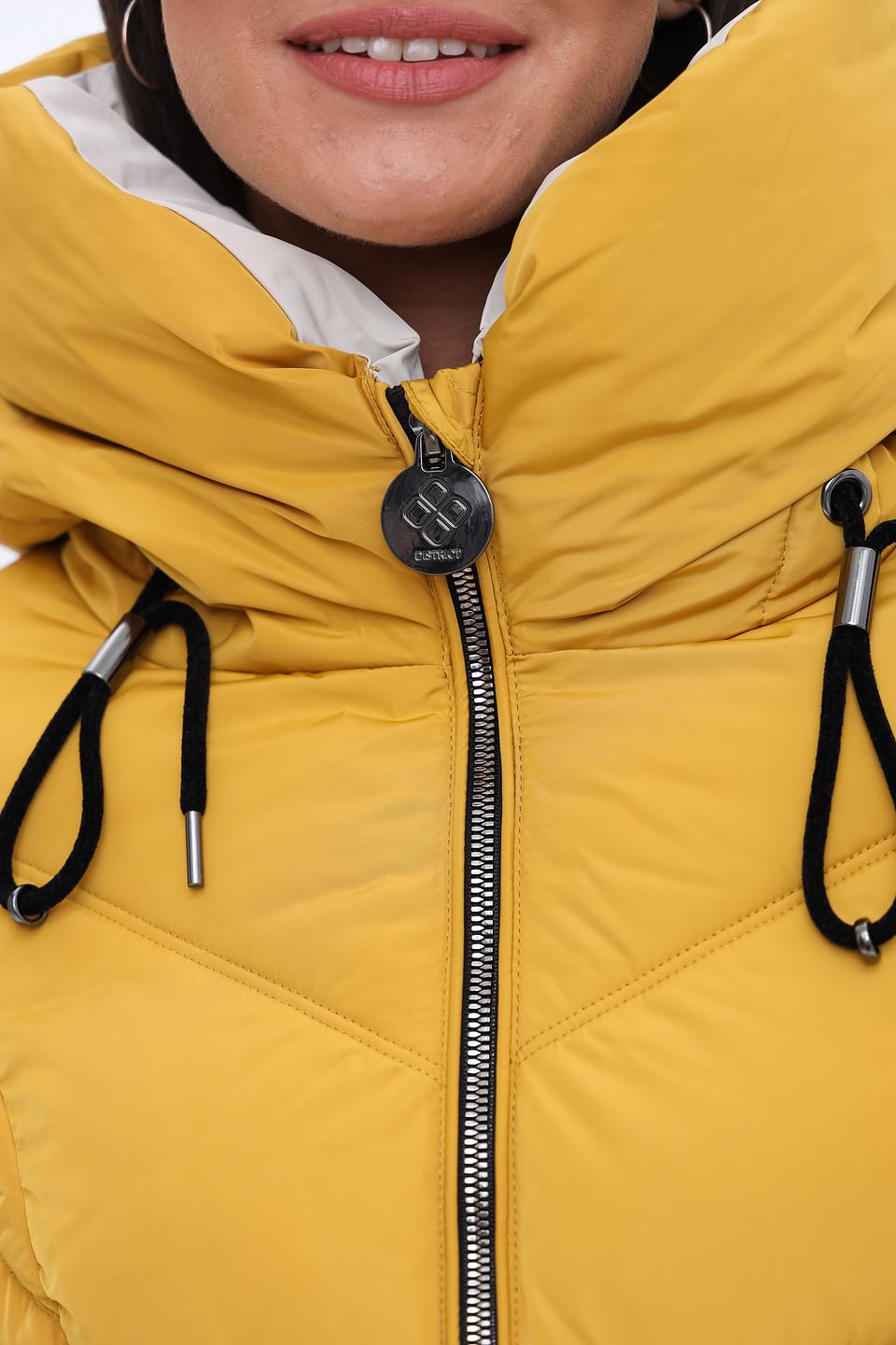 Куртка District стеганая горчичная