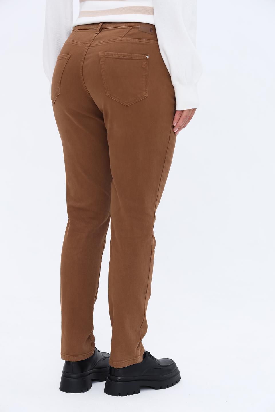 Джинсы Gardeur коричневые Slim Fit