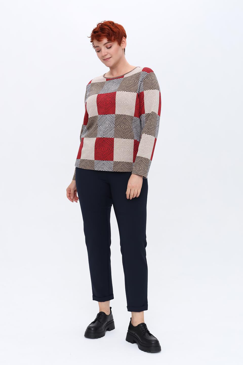 Пуловер Frank Walder в клетку