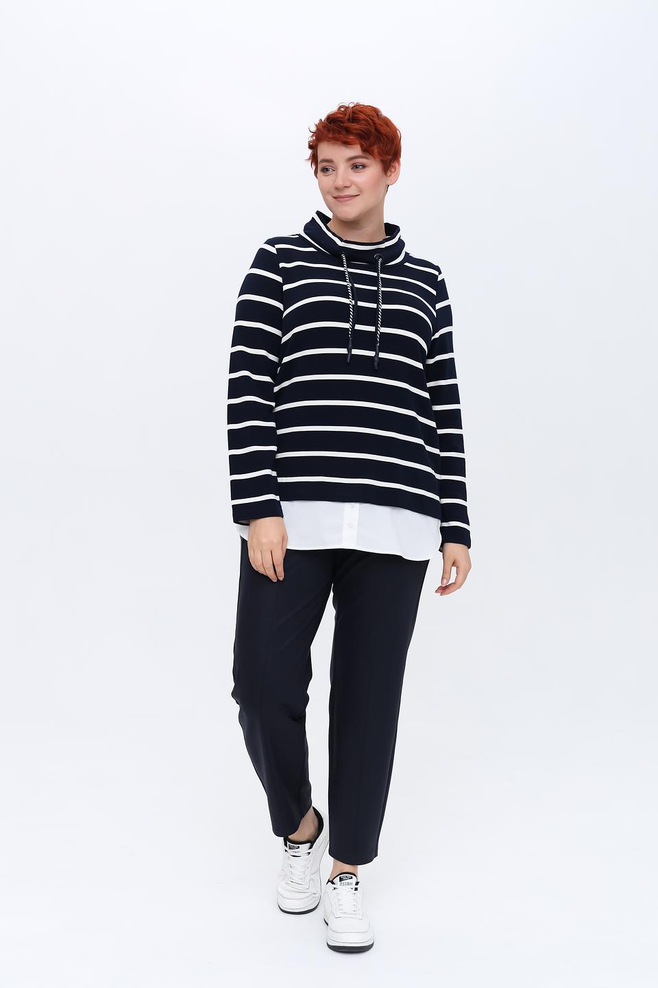 Брюки Frank Walder классические темно-синие