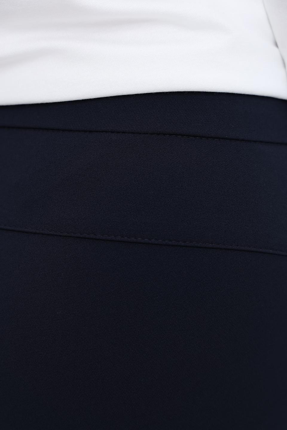 Брюки Frank Walder с молниями темно-синие