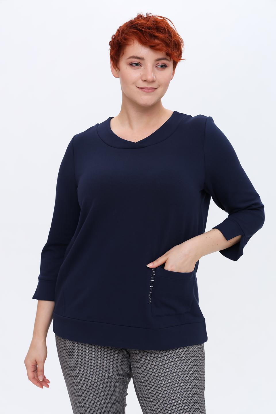 Пуловер Via Appia DUE темно-синий