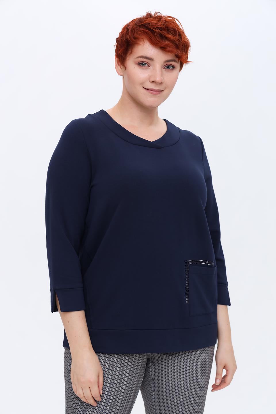 Пуловер Via Appia DUE темно-синий