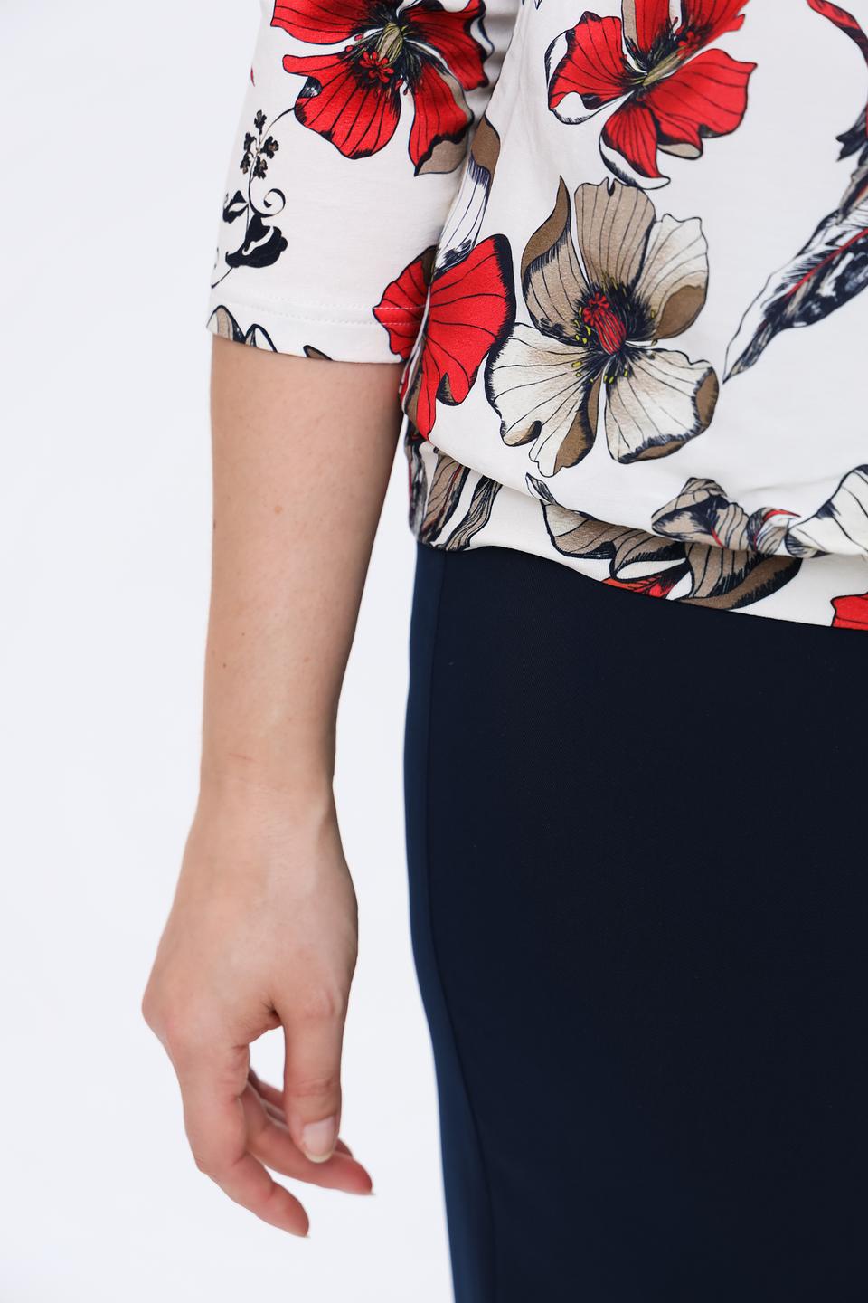 Блуза Frank Walder с цветочным принтом