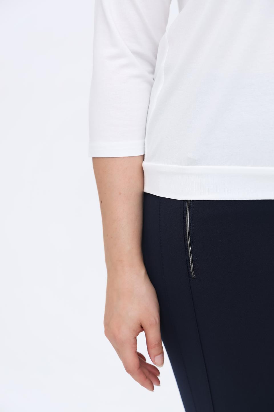 Блуза Frank Walder с завязкой белая