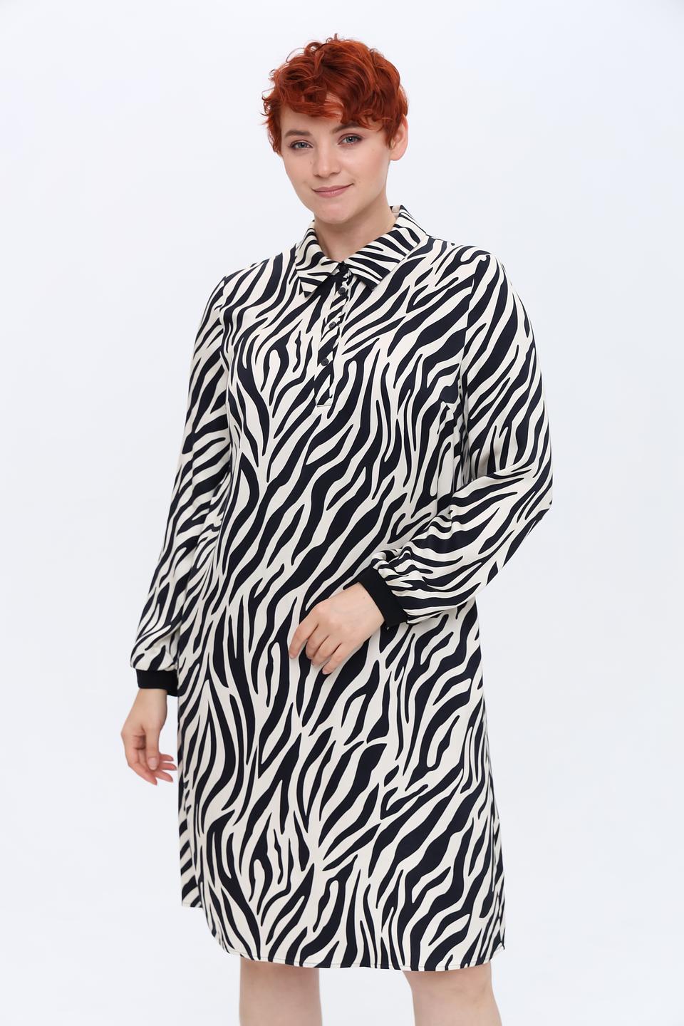 Платье Tuzzi приталенное в полоску