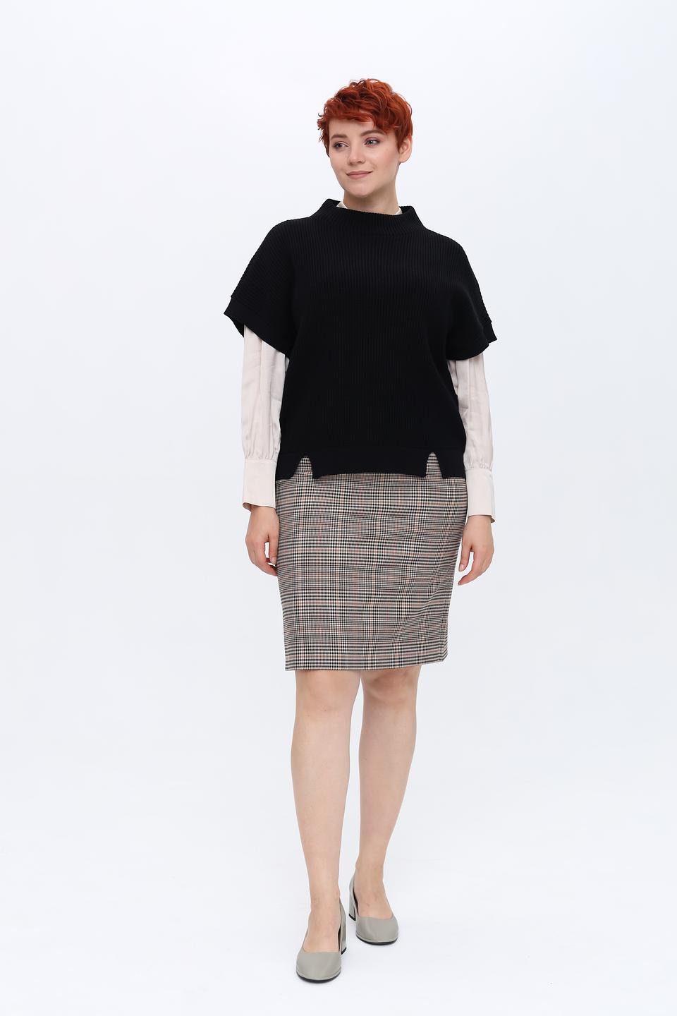 Пуловер Taifun чёрный без рукавов