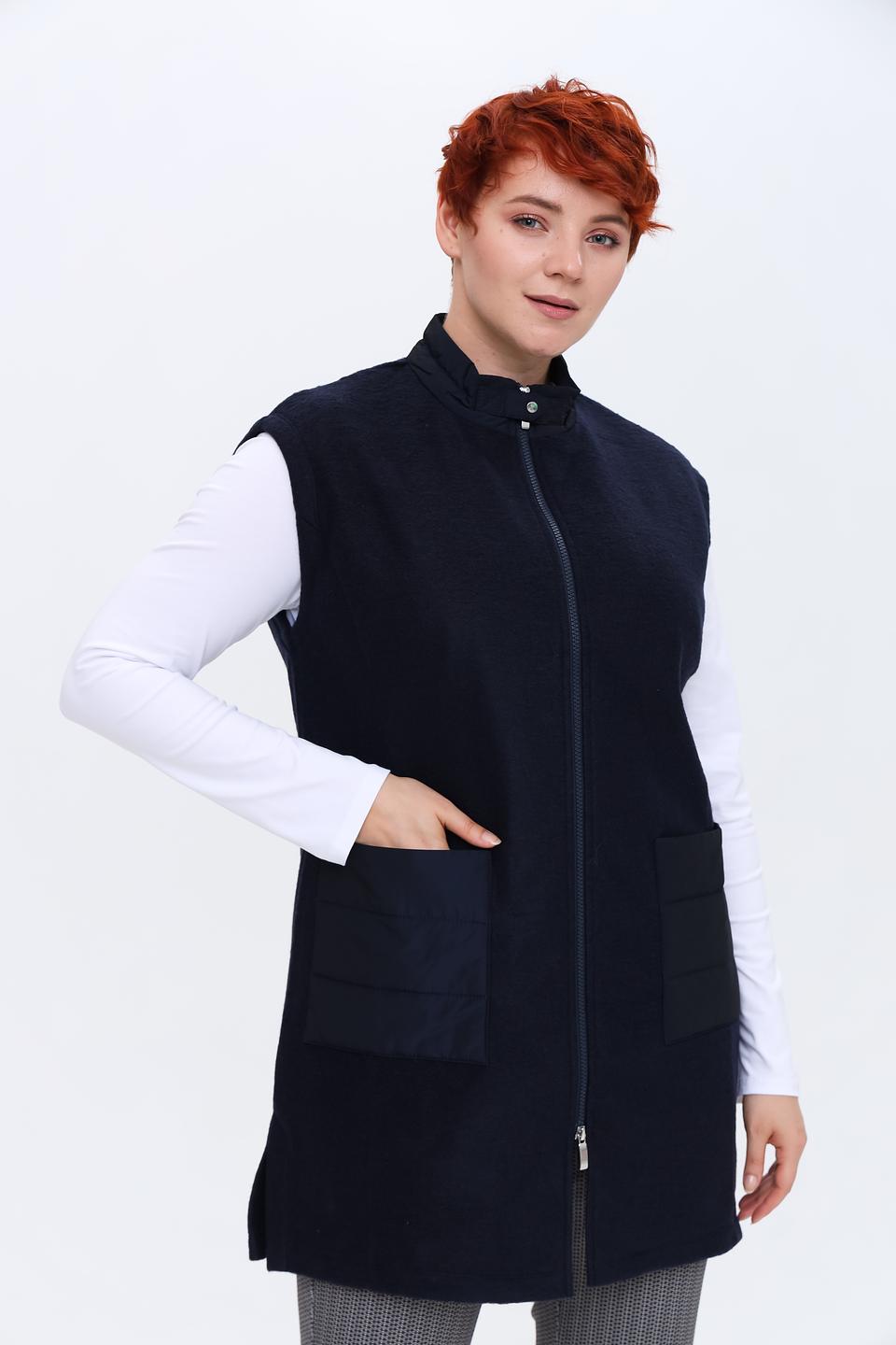 Жилет Rabe collection тёмно-синий