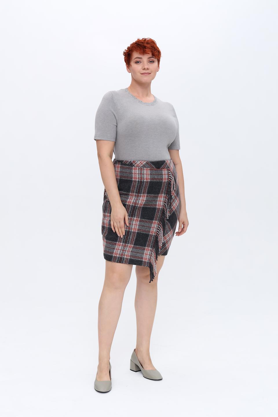 Пуловер Gerry Weber серый с отделкой