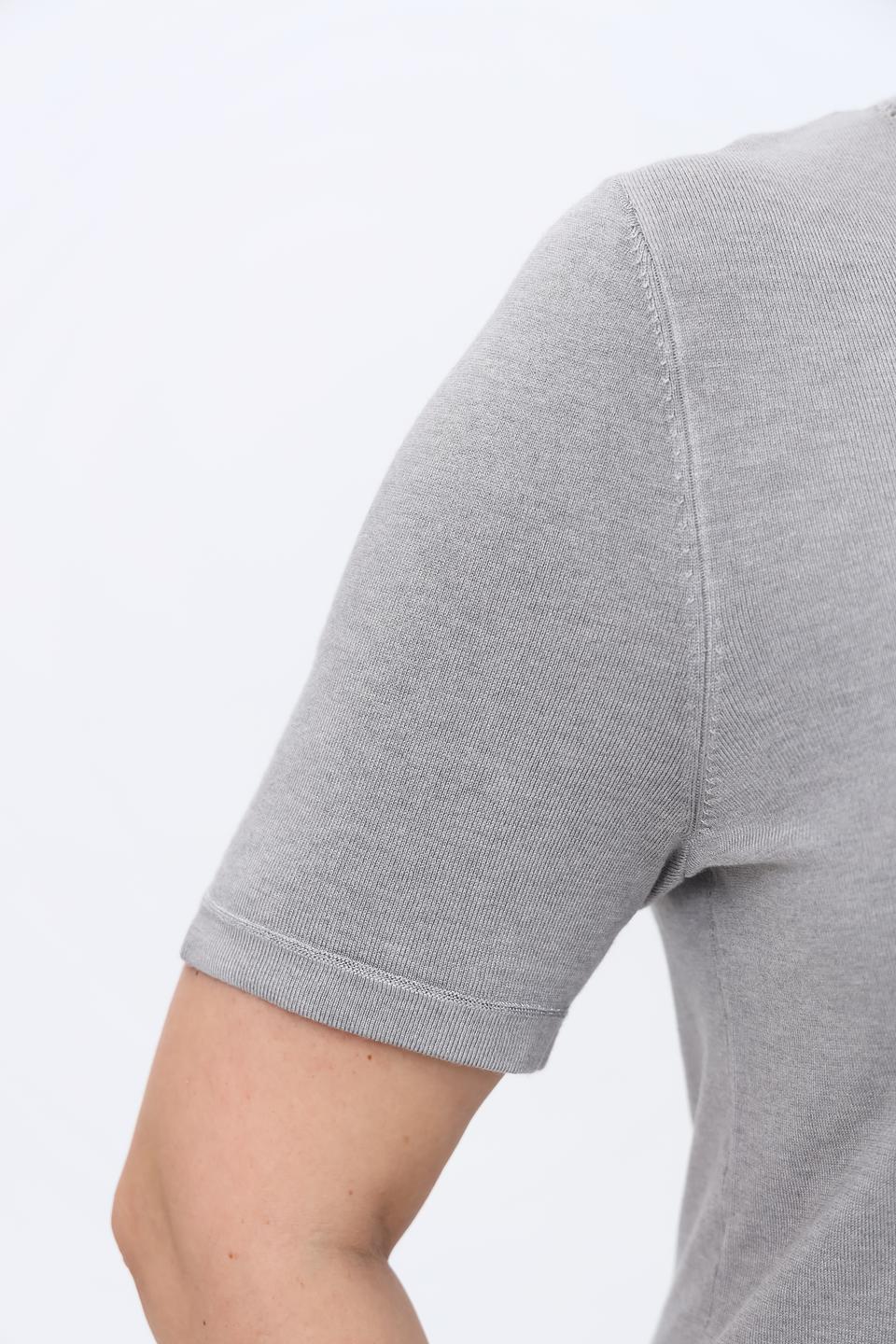 Пуловер Gerry Weber серый с отделкой