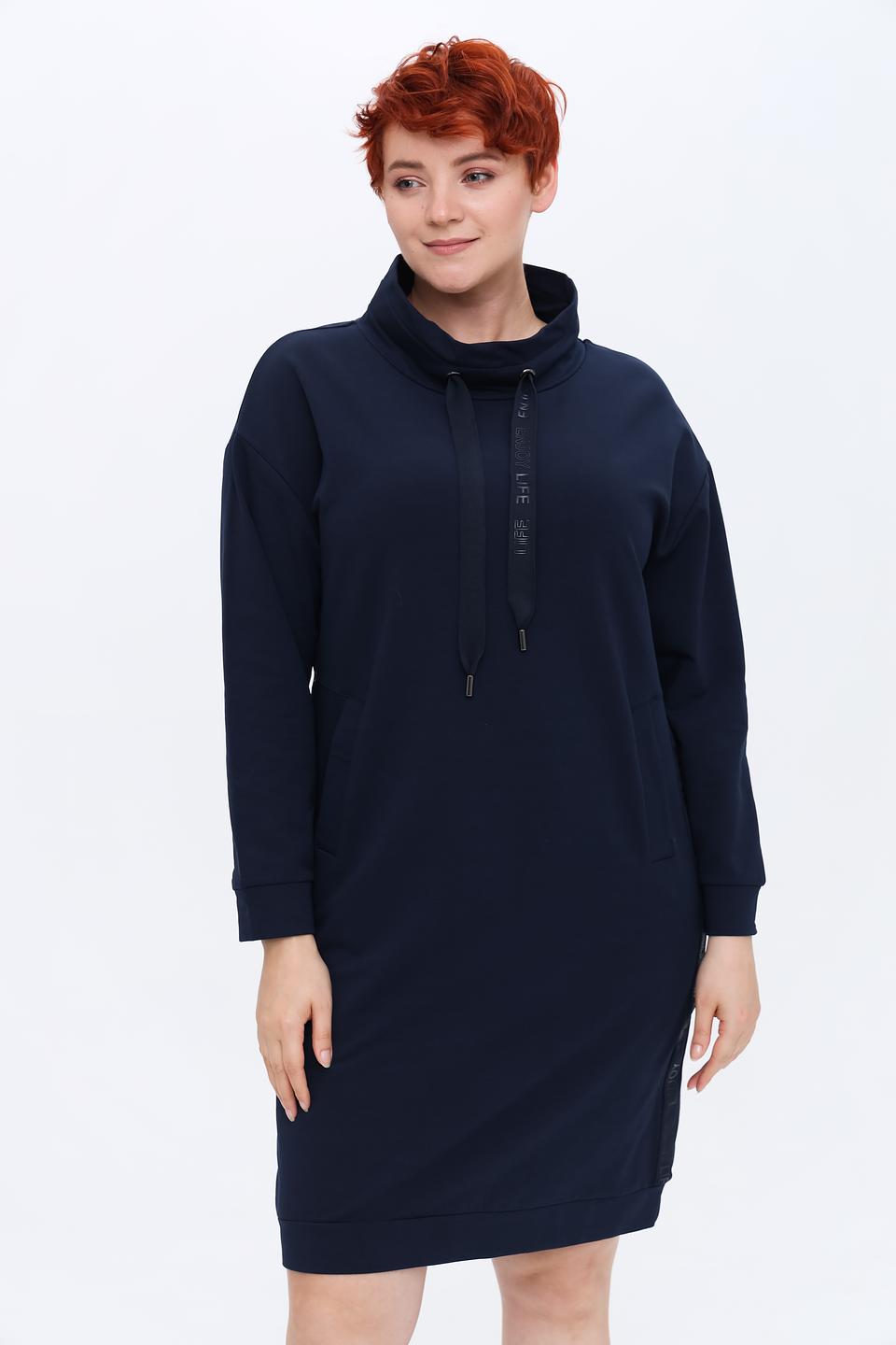 Платье Via Appia DUE темно-синее