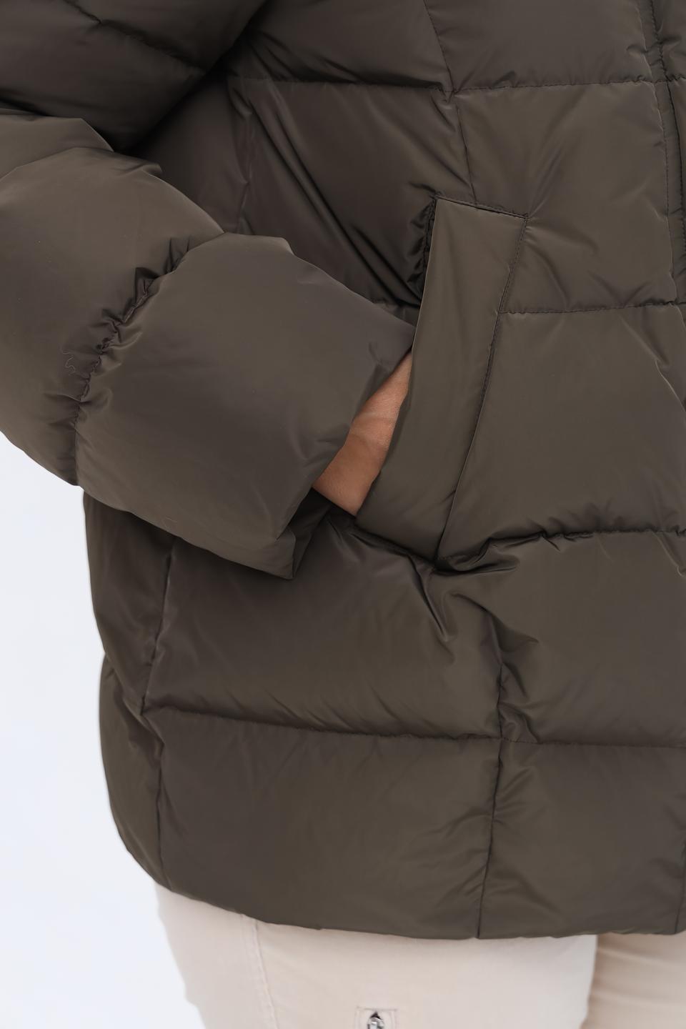 Куртка Luisa Cerano хаки с капюшоном