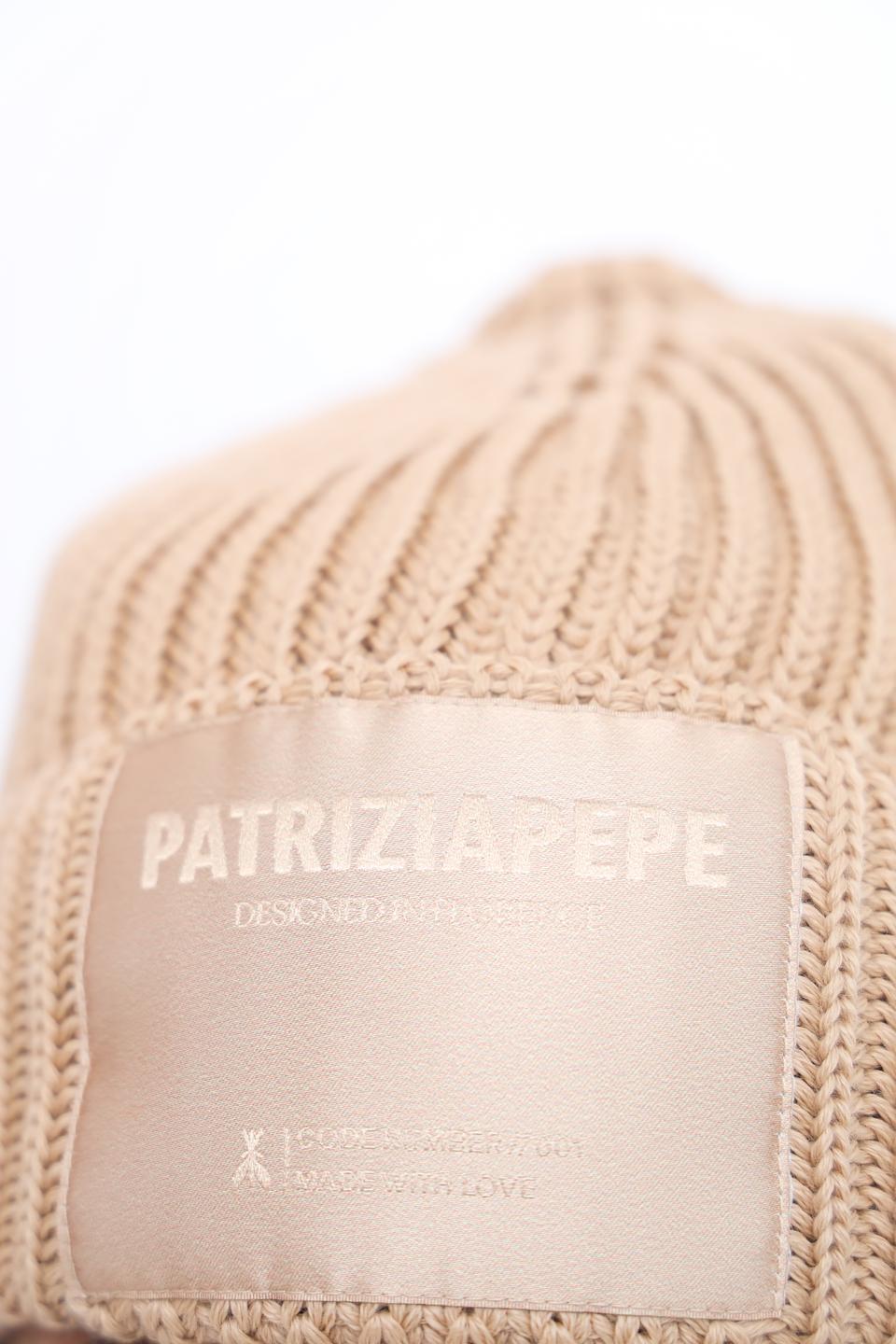 Шапка Patrizia Pepe бежевая
