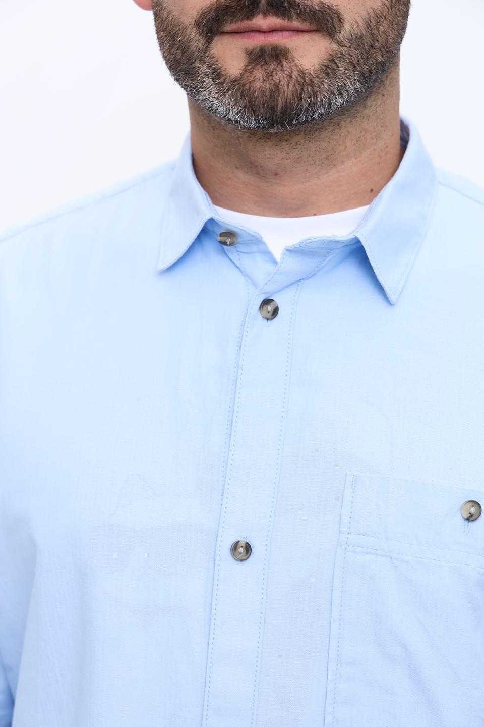 Рубашка дл Tom Tailor голубая