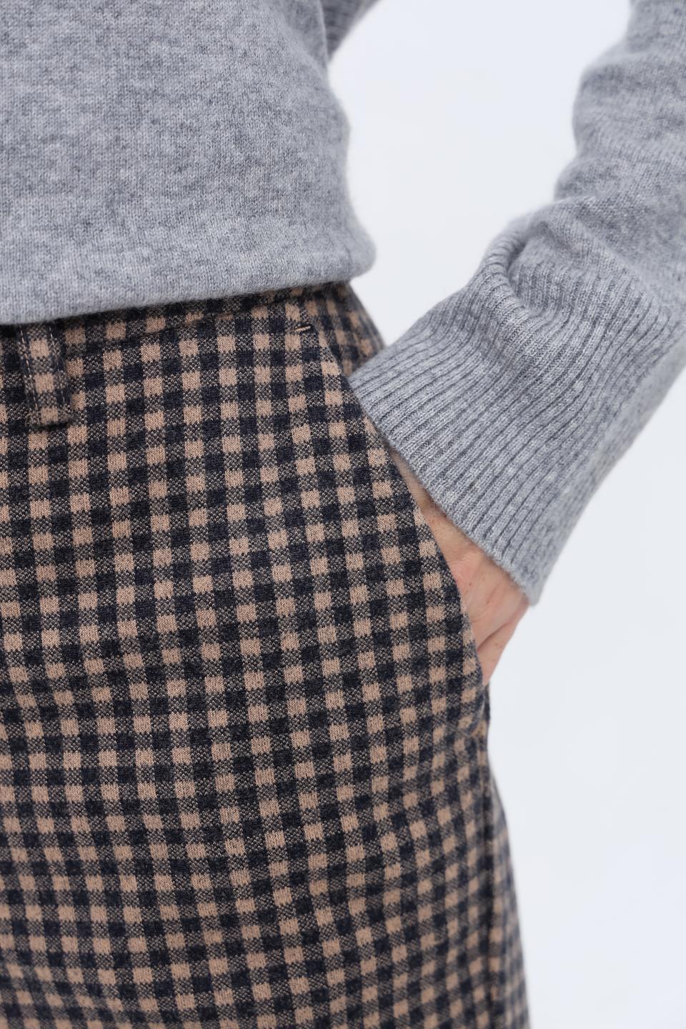 Брюки клёш Tom Tailor в клетку