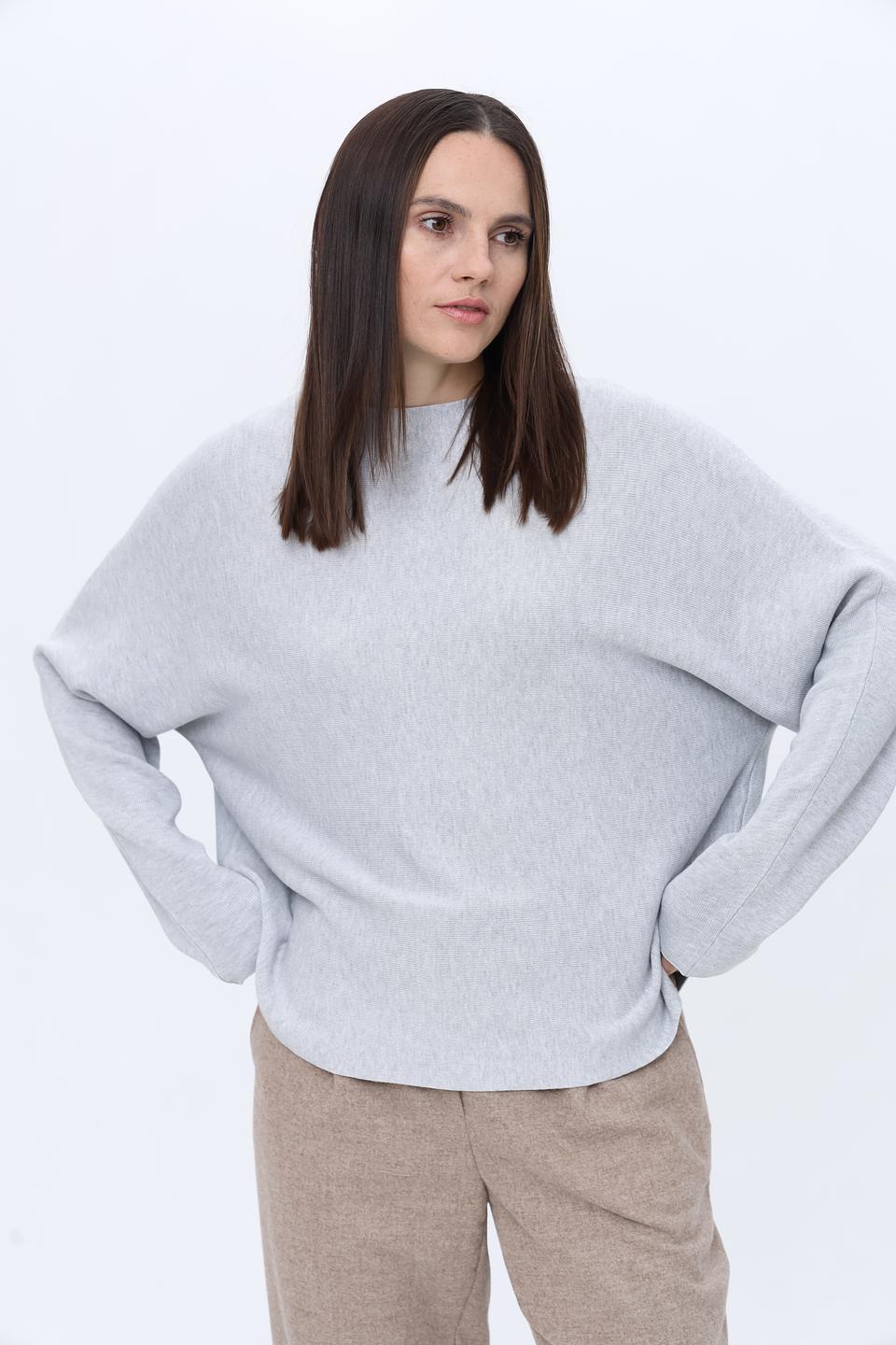 Пуловер Tom Tailor серый