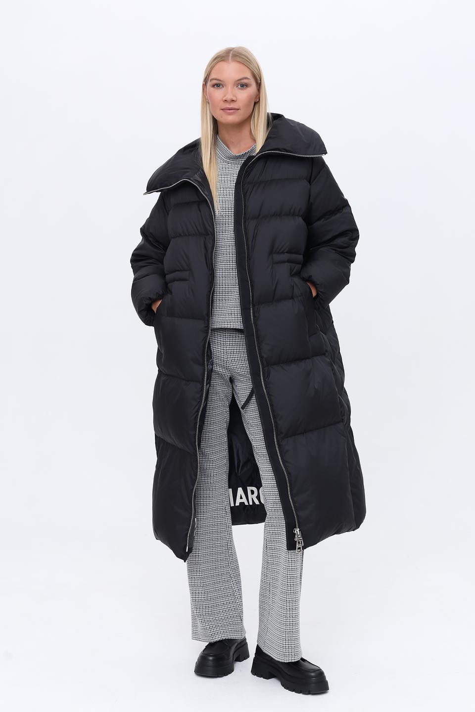 Пальто Marc O Polo стеганое чёрное