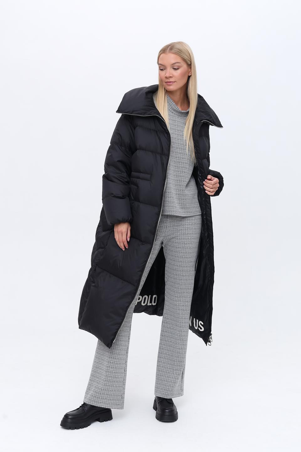 Пальто Marc O Polo стеганое чёрное