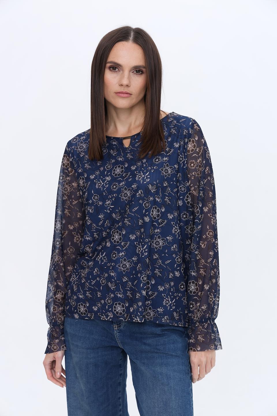 Блуза More and More с цветочным принтом