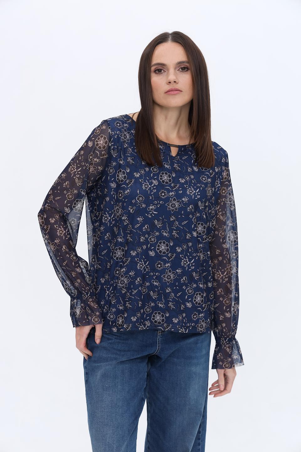 Блуза More and More с цветочным принтом
