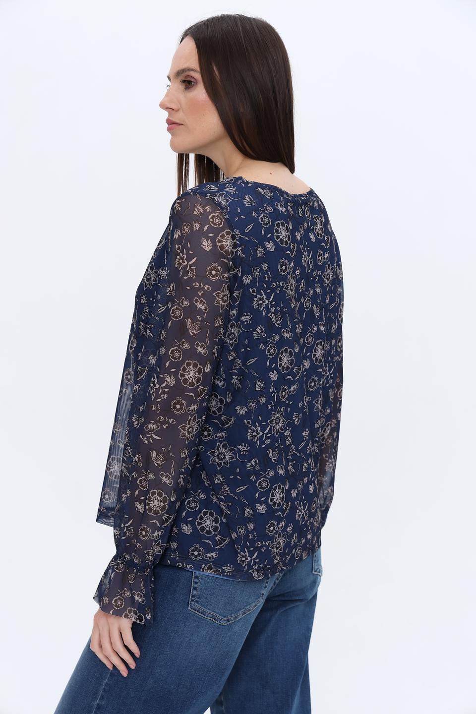 Блуза More and More с цветочным принтом