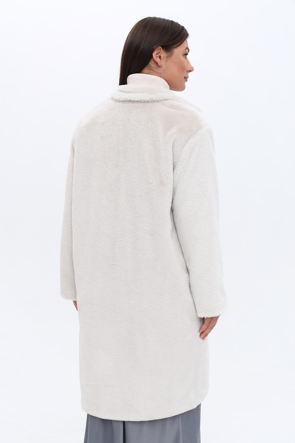 Пальто MORE and MORE из искусственного меха