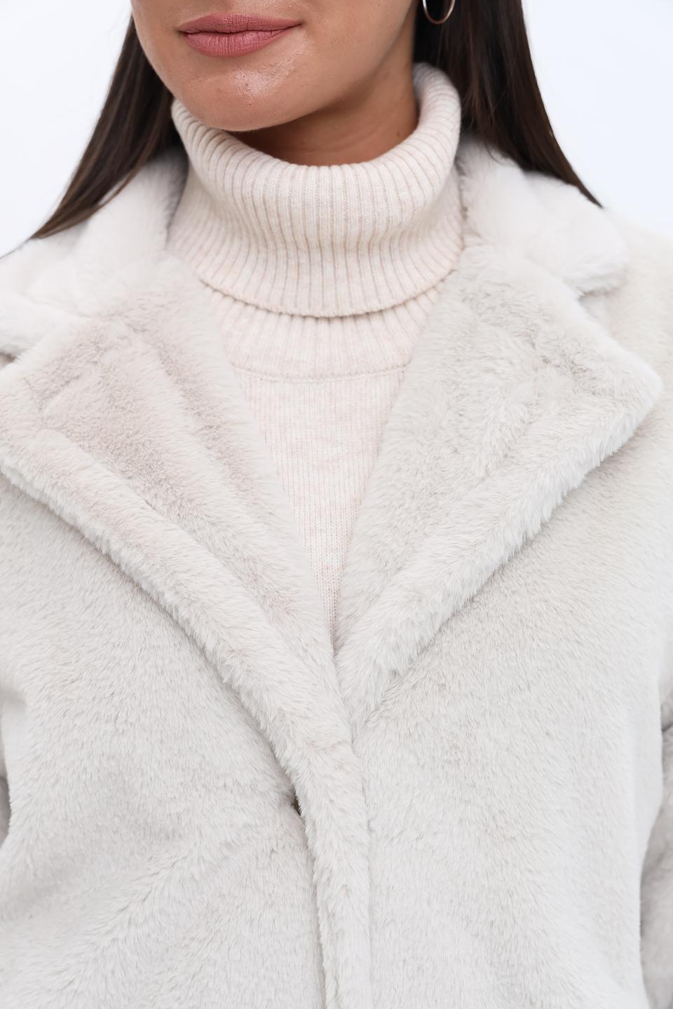 Пальто MORE and MORE из искусственного меха