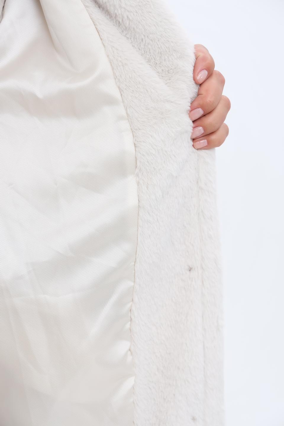 Пальто MORE and MORE из искусственного меха