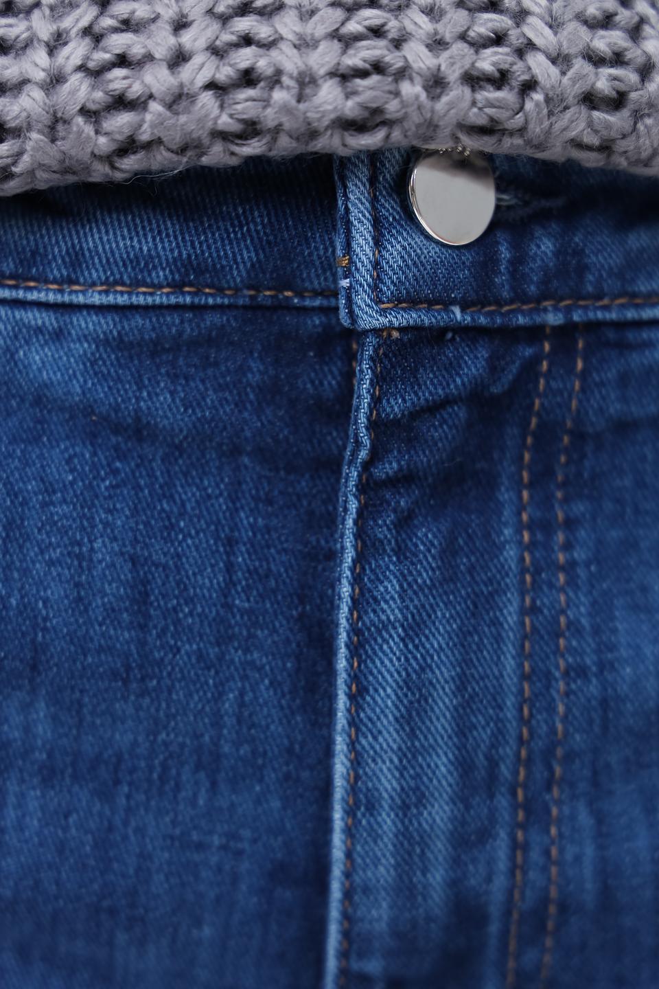 Джинсы Boss Black синие с потертостями