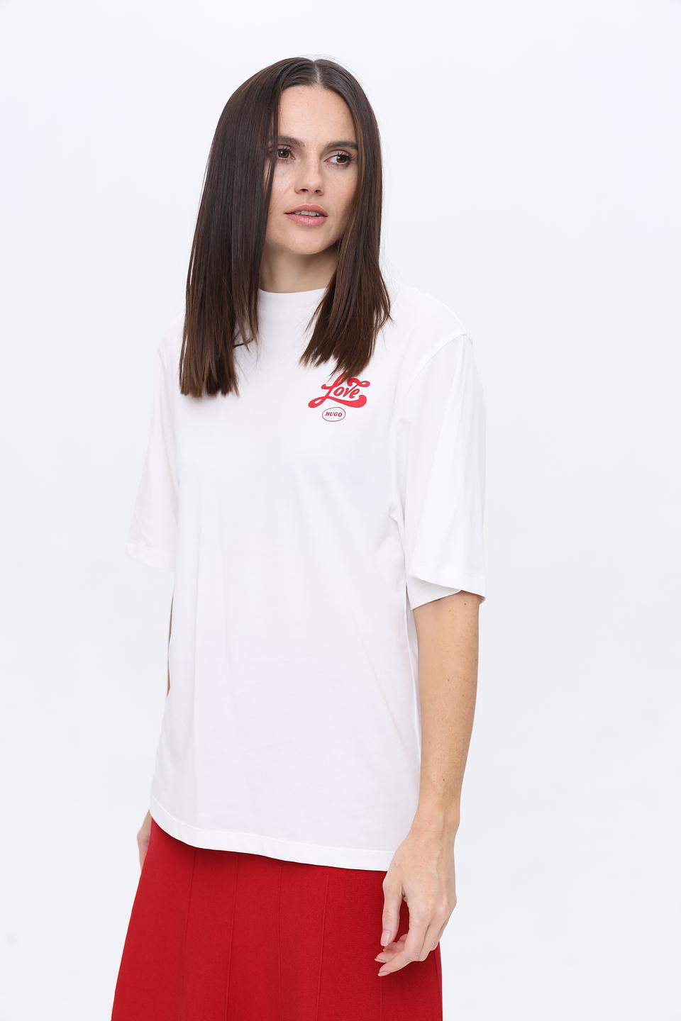Футболка Hugo женская с принтом