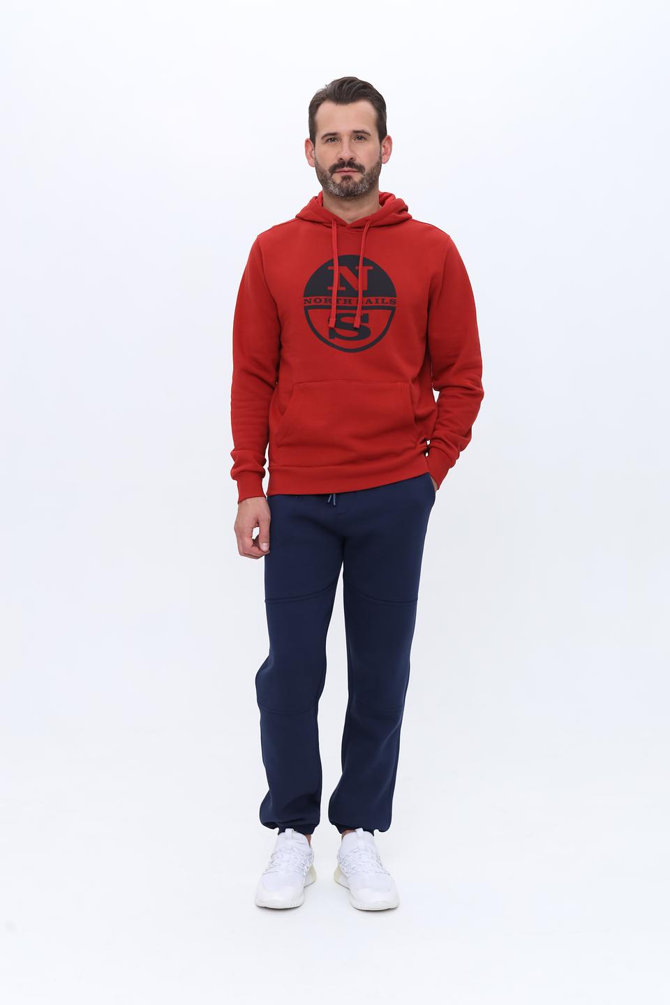 Толстовка North Sails с логотипом красный