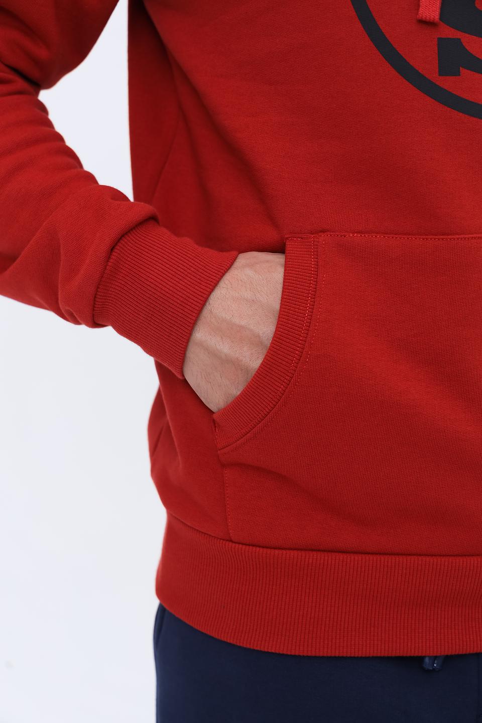 Толстовка North Sails с логотипом красный