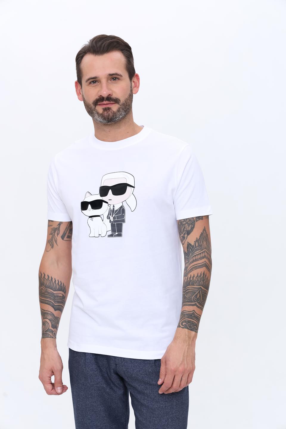 Футболка Karl Lagerfeld с принтом