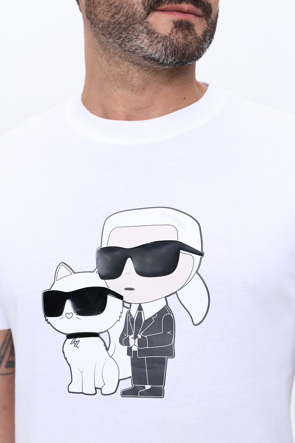 Футболка Karl Lagerfeld с принтом